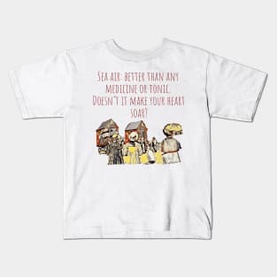 Sanditon Sea Air Kids T-Shirt